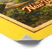  New Ulm MN German Beer Oktoberfest Poster ポスター (角)