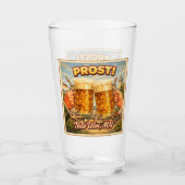 New Ulm MN Minnesota German Prost Glass タンブラーグラス (正面)