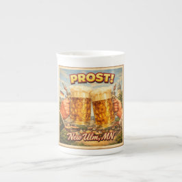 New Ulm MN Minnesota German Prost Mug ボーンチャイナマグカップ