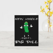 New Uncle I'm Kind Of A Big Dill Funny Ckle Pun  カード (黄色い花)
