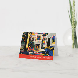 New Wave 1980s Pop Art Christmas Card シーズンカード