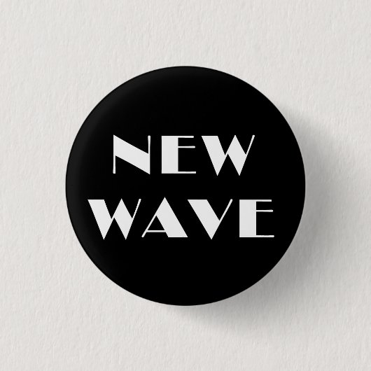 New Wave Button 缶バッジ (正面)