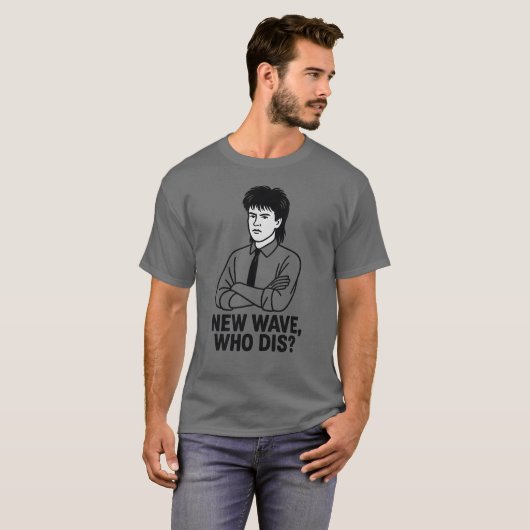 NEW WAVE、WHO DIS Tシャツ (正面フル)