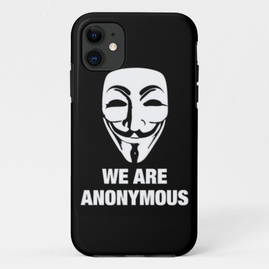 【New!!】WE ARE ANONYMOUS★iPhone Case Case-Mate iPhoneケース (裏面)