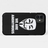 【New!!】WE ARE ANONYMOUS★iPhone Case Case-Mate iPhoneケース (裏面(横))