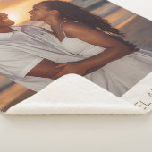 New Wife Bride Sherpa Blanket Girlfriend Gift Idea シェルパブランケット (3/4)