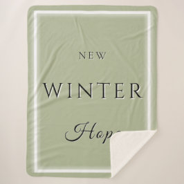 New Winter Hope シェルパブランケット