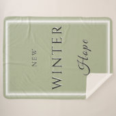 New Winter Hope シェルパブランケット (正面(横))