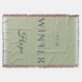 New Winter Hope スローブランケット (正面)