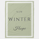 New Winter Hope フリースブランケット (正面)