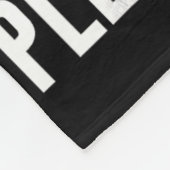 New Wrist Loading... Please Wait... Broken Arm Cas フリースブランケット (角)