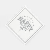 New Year スタンダードランチョンナプキン (角)