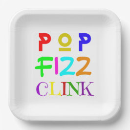 New Year ペーパープレート