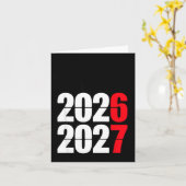 New Year 2026 67 Meme Six Seven Gen Alpha Slang  カード (黄色い花)
