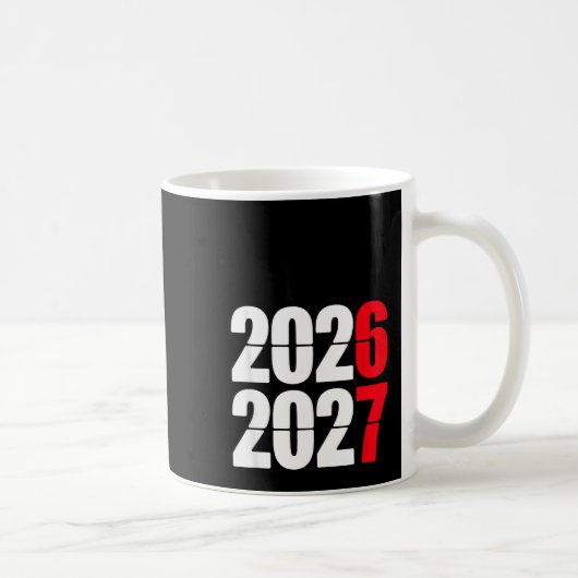 New Year 2026 67 Meme Six Seven Gen Alpha Slang  コーヒーマグカップ (右)