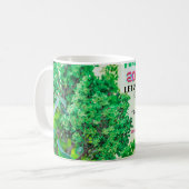 New Year 2026 Coffee Mug with Nature Forest Design コーヒーマグカップ (正面左)