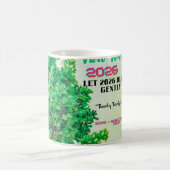 New Year 2026 Coffee Mug with Nature Forest Design コーヒーマグカップ (中央)
