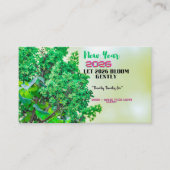 New Year 2026 Coffee Mug with Nature Forest Design 名刺 (正面)