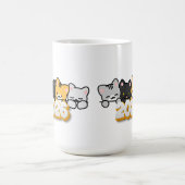 New Year 2026 Cute Cats for cats lovers コーヒーマグカップ (中央)