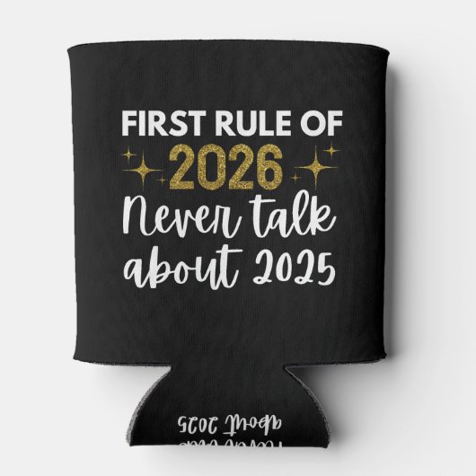 "New Year 2026 Funny 缶クーラー (裏面)