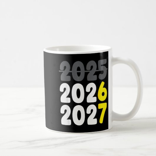New Year 2026 Funny Six Seven 67 Meme Gen Alpha Sl コーヒーマグカップ (右)