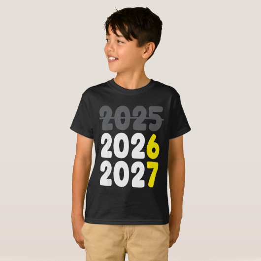 New Year 2026 Funny Six Seven 67 Meme Gen Alpha Sl Tシャツ (正面フル)