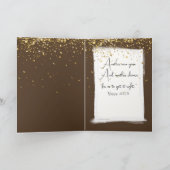 New Year 2026 Golden Retriever Humor カード (内部)