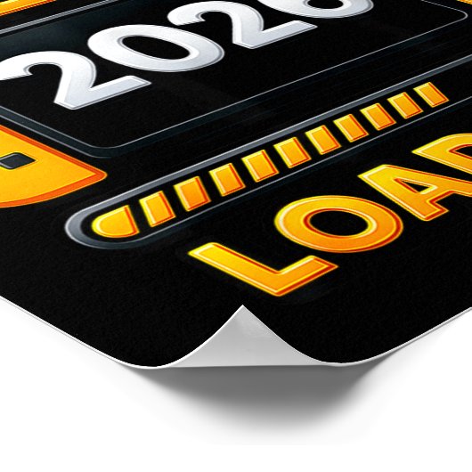 New Year 2026 Loading Gaming Controller New Years  ポスター (角)