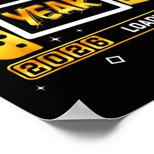 New Year 2026 Loading Gaming Controller New Years  ポスター (角)