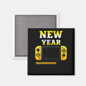 New Year 2026 Loading Gaming Controller New Years  マグネット (正面/裏面)