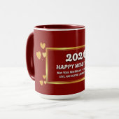 New Year 2026 Mug – Joy, Dreams & Celebration マグカップ (正面左)