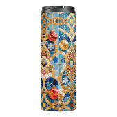 New Year 2026 Red Fiery Horse Christmas Pattern タンブラー (裏面)