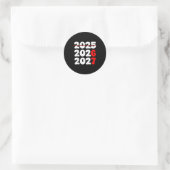 New Year 2026 Shirt 67 Meme  ラウンドシール (バッグ)