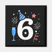 New Year 2026 Shirts 67 Meme  マグネット (正面)