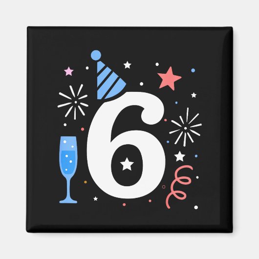 New Year 2026 Shirts 67 Meme  マグネット (正面)