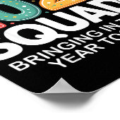 New Year 2026 Squad Funny Snowman Holiday Celebrat ポスター (角)