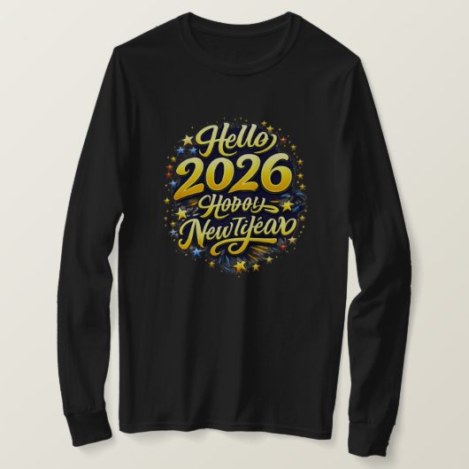 New Year 2026 Tシャツ (デザイン正面)