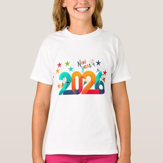 new year 2026 tシャツ (正面)