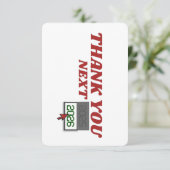 NEW YEAR 2026 THEME サンキューカード (スタンド正面)