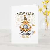 New Year 2026 Yacht Cruise Ship Nye Party Matching カード (黄色い花)