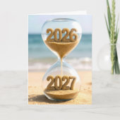 New Year 2027 Sand Timer カード (正面)