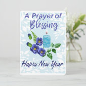 New Year a prayer of blessings シーズンカード (スタンド正面)