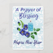 New Year a prayer of blessings シーズンカード (正面/裏面)