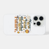 New Year Bright Future Aesthetic Phone Case iPhoneケース (裏面横)