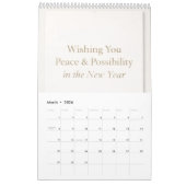 New year calendar  カレンダー (3月 2026)