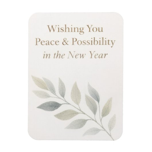 New year calendar マグネット (縦)