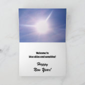 NEW YEAR card シーズンカード (内部)