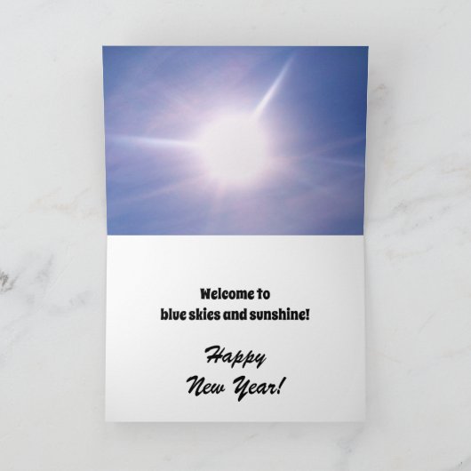 NEW YEAR card シーズンカード (内部)