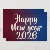 New year card about greeting  シーズンカード (正面/裏面)