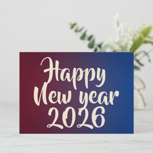 New year card about greeting  シーズンカード (スタンド正面)